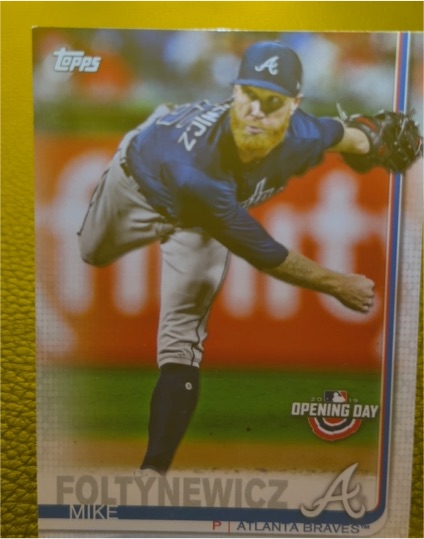 2019 Topps Opening Day #54 Mike Foltynewicz — front