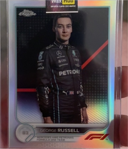 2022 Topps Chrome Formula 1 #17 George Russell — front