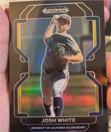 2022 Panini Prizm Draft Picks #PDP142 Josh White — front
