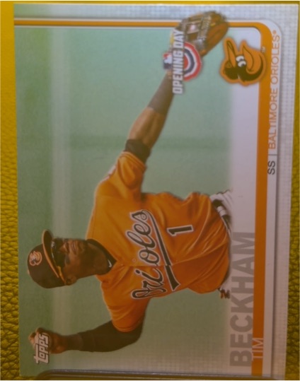2019 Topps #282 Tim Beckham — front