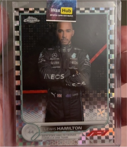 2022 Topps Chrome Formula 1 #44 Lewis Hamilton — front
