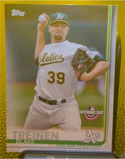 2019 Topps Opening Day #146 Blake Treinen — front