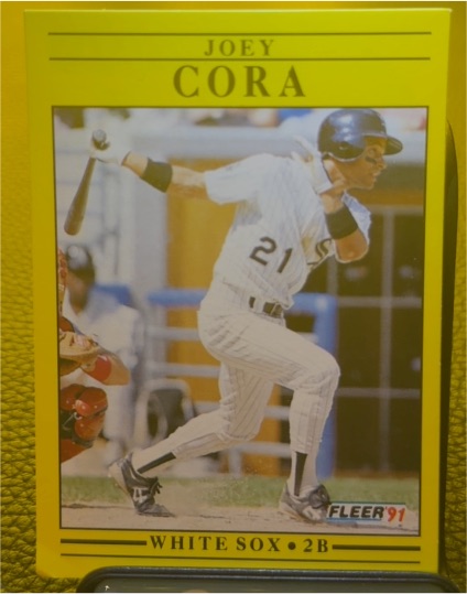 1991 Fleer Update #U-11 Joey Cora — front