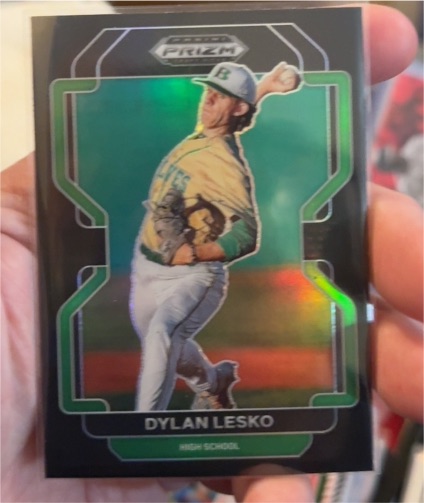 2022 Panini Prizm Draft Picks #PDP15 Dylan Lesko — front