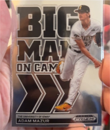 2022 Panini Prizm Draft Picks Big Man on Campus #BMC-AM Adam Mazur — front