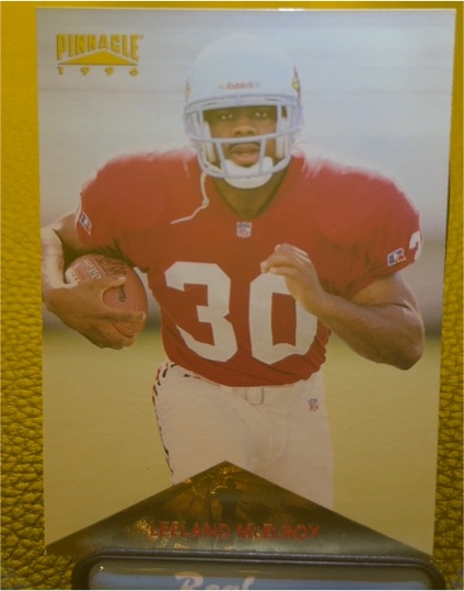 1996 Pinnacle #155 Leeland McElroy — front