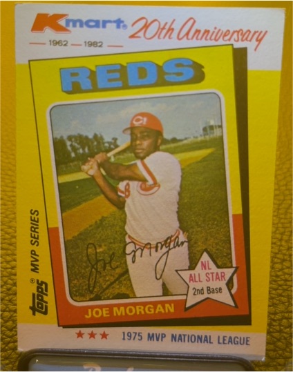 1982 Topps Kmart 20th Anniversary #28 Joe Morgan — front