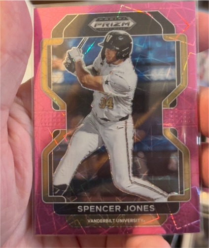2022 Panini Prizm Draft Picks #PDP25 Spencer Jones — front