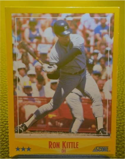 1988 Score #449 Ron Kittle — front