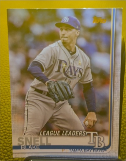 2019 Topps League Leaders #24 Blake Snell — front