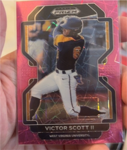 2022 Panini Prizm Draft Picks #PDP157 Victor Scott II — front