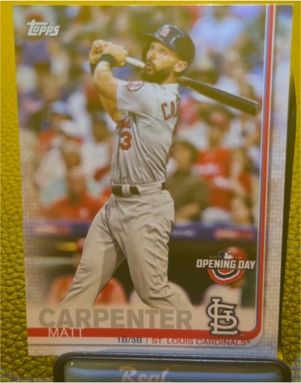 2019 Topps Opening Day #168 Matt Carpenter — front