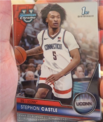 2023-24 Bowman Chrome U #88 Stephon Castle — front
