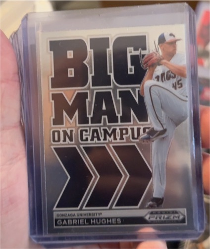 2022 Panini Prizm Draft Picks Big Man on Campus #BMC-GH Gabriel Hughes — front