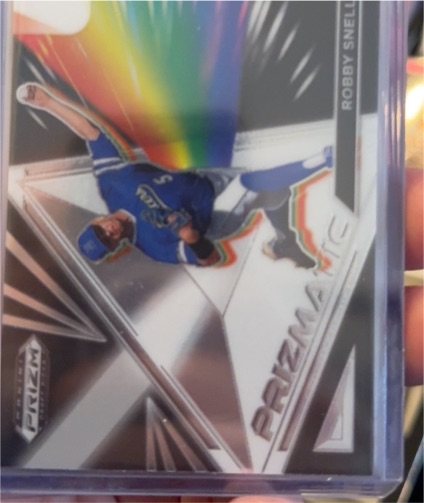 2022 Panini Prizm Draft Picks Prizmatic #PZ-RS Robby Snelling — front