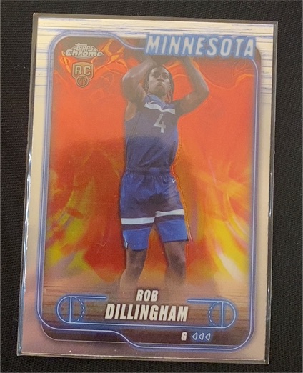 2024-25 Topps Chrome #165 Rob Dillingham — front