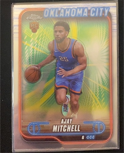 2024-25 Topps Chrome #132 Ajay Mitchell — front