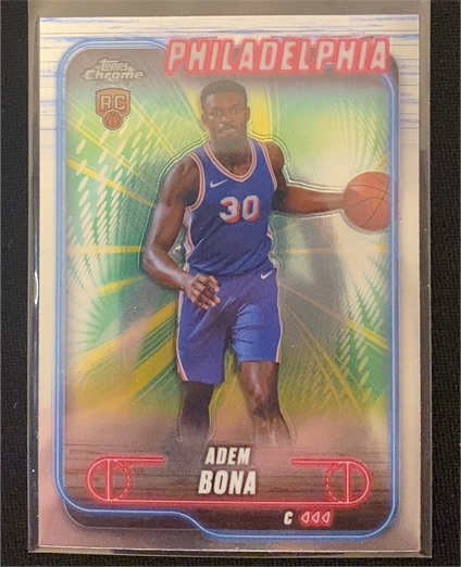 2024-25 Topps Chrome #183 Adem Bona — front