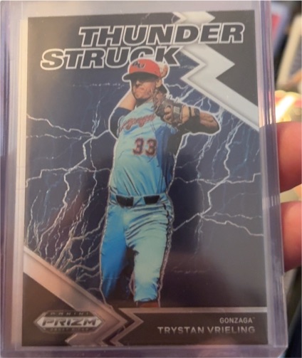 2022 Panini Prizm Draft Picks Thunder Struck #TH-TV Trystan Vrieling — front