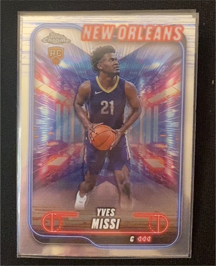 2024-25 Topps Chrome #156 Yves Missi — front