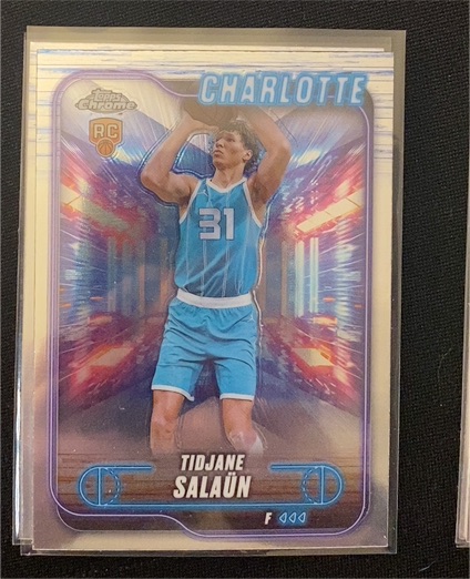 2024-25 Topps Chrome #148 Tidjane Salaün — front