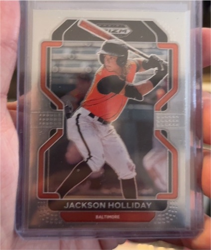 2022 Panini Prizm Draft Picks #PDP1 Jackson Holliday — front
