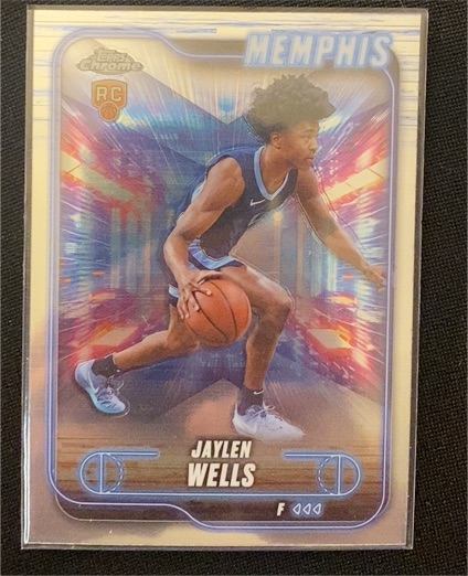 2024-25 Topps Chrome #185 Jaylen Wells — front