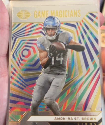2024 Panini Illusions #17 Amon-Ra St. Brown Game Magicians — front