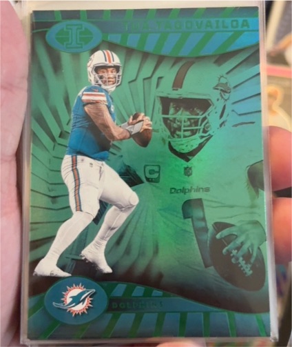 2024 Panini Illusions #55 Tua Tagovailoa Emerald — front