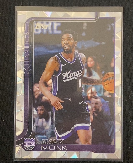 2025-26 Topps #164 Malik Monk Diamante Sacramento Kings — front
