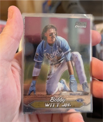 2024 Topps Stadium Club Chrome #182 Bobby Witt Jr. — front