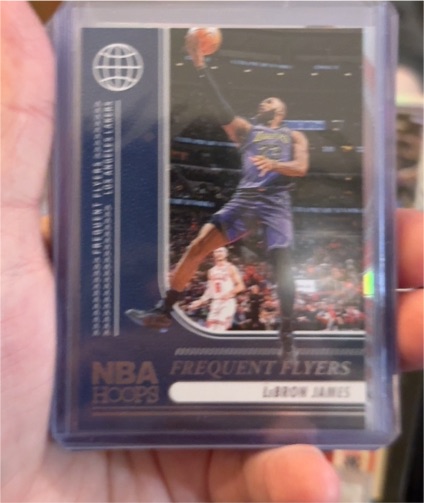2024-25 Panini NBA Hoops #13 LeBron James Frequent Flyers — front
