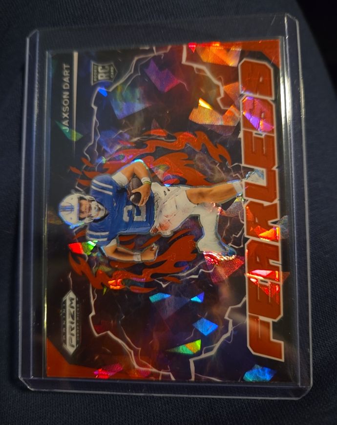 2025 Panini Prizm Draft Picks Fearless #F-JDT Jaxson Dart — front