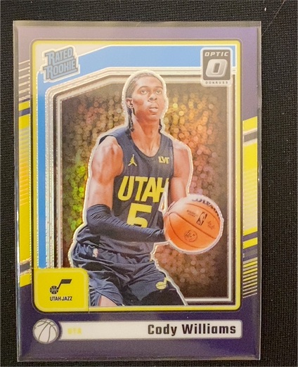 2024-25 Panini Donruss Optic #298 Cody Williams — front