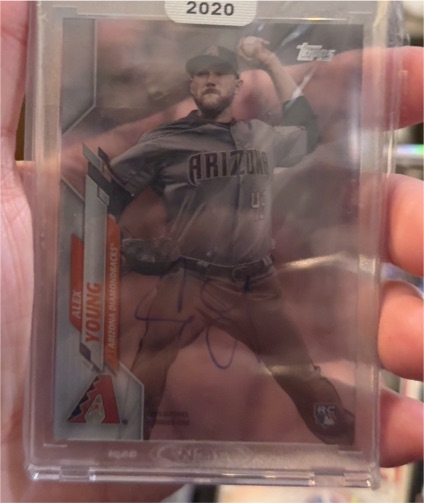 2020 Topps Clearly Authentic #CCA-AY Alex Young — front