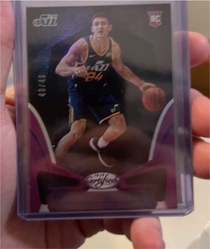 2018-19 Panini Certified #171 Grayson Allen Rookie Utah Jazz — front