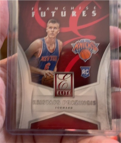 2015-16 Donruss Elite Franchise Futures #4 Kristaps Porzingis — front