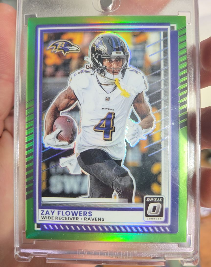2025 Panini Donruss Optic #120 Zay Flowers — front