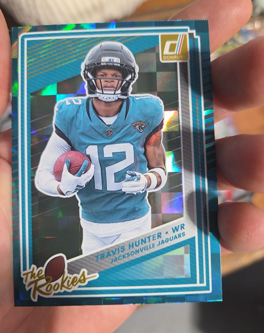 2025 Donruss #3 Travis Hunter The Rookies Jacksonville Jaguars — front