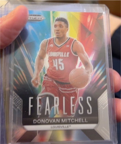 2024 Panini Prizm Draft Picks #2 Donovan Mitchell Fearless Silver Prizm — front