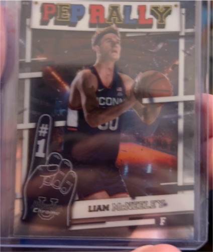 2024-25 Bowman Chrome University #PR-13 Liam McNeeley Pep Rally — front