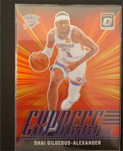 2024-25 Panini Donruss Optic Express Lane #24 Shai Gilgeous-Alexander — front