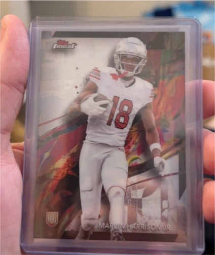 2024 Topps Finest #89 Marvin Harrison Jr — front