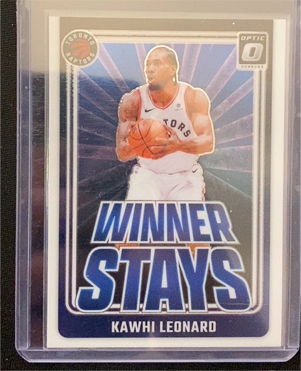2024-25 Panini Donruss Optic #8 Kawhi Leonard Winner Stays — front