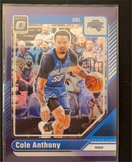 2024-25 Panini Donruss Optic #95 Cole Anthony — front