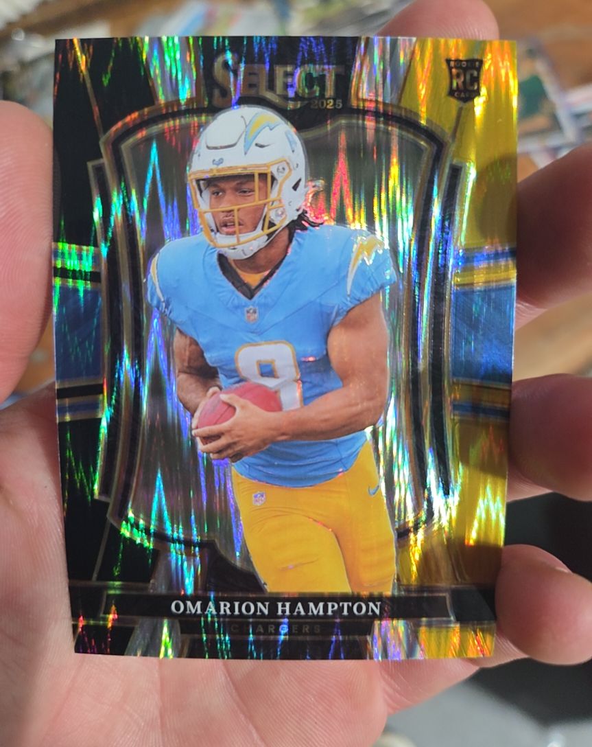 2025 Panini Select #25 Omarion Hampton Turbocharged — front