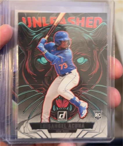 2025 Panini Donruss Unleashed #2 Luisangel Acuna — front