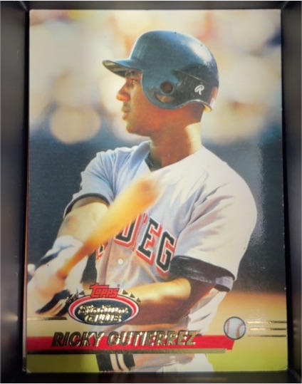 1993 Topps Stadium Club #676 Ricky Gutierrez — front