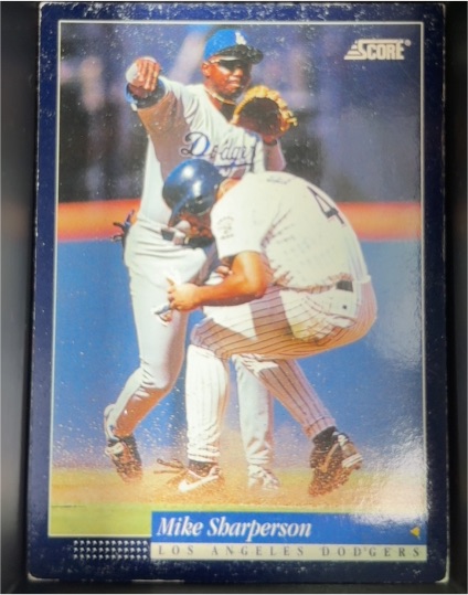 1994 Score #287 Mike Sharperson — front