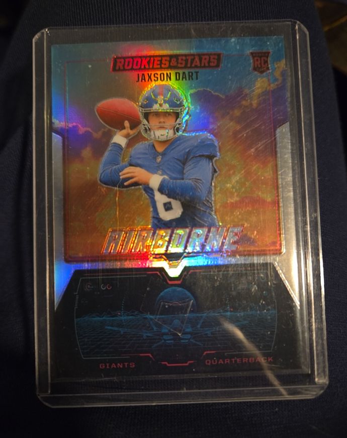 2025 Panini Rookies & Stars #30 Jaxson Dart Airborne — front